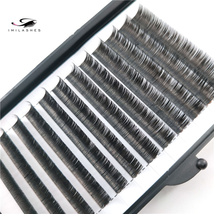 Wholesale ellipse flat eyelash extensions 